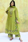 NSR 862 Heavy Faux Georgette With 5mm Embroidery Sequence Work Top With Bottom Dupatta Wholesale In India